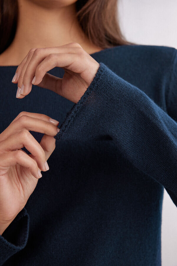 1 Langarm-Oberteil aus Kaschmir 1 Langarm-Oberteil aus Kaschmir