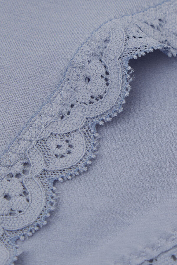 Baumwoll- und Spitzenhöschen Baumwoll- und Spitzenhöschen