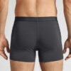 Baumwollboxershorts mit sichtbarem Gummiband