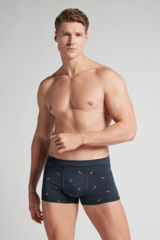 Boxershorts aus hochwertiger Baumwolle mit Hot Pepper-Print