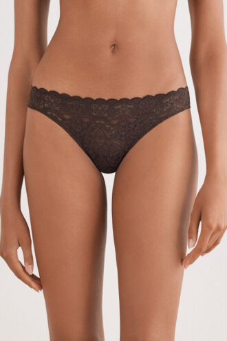 Brazilian Slip aus Mikrofaser und Spitze