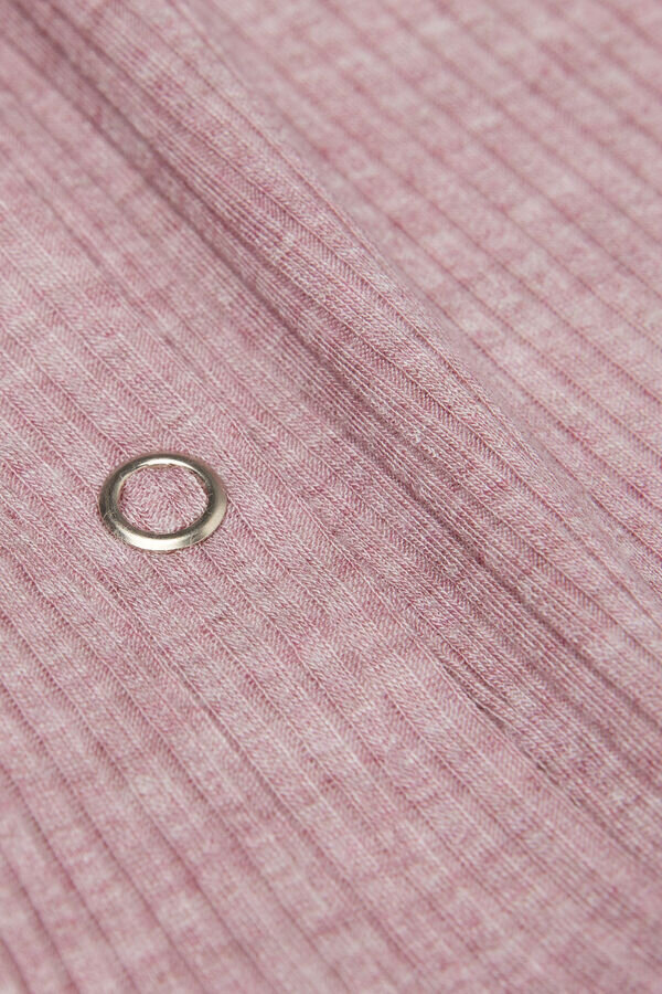 Chic Comfort Langarm-Modal-Oberteil mit Knöpfen Chic Comfort Langarm-Modal-Oberteil mit Knöpfen