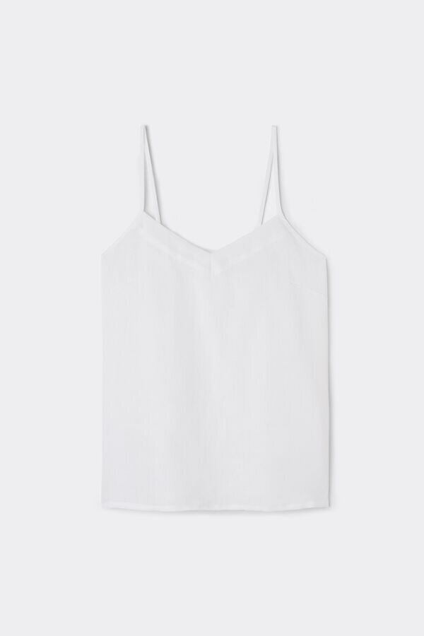 Das Oberteil aus reinem Leinen Das Oberteil aus reinem Leinen