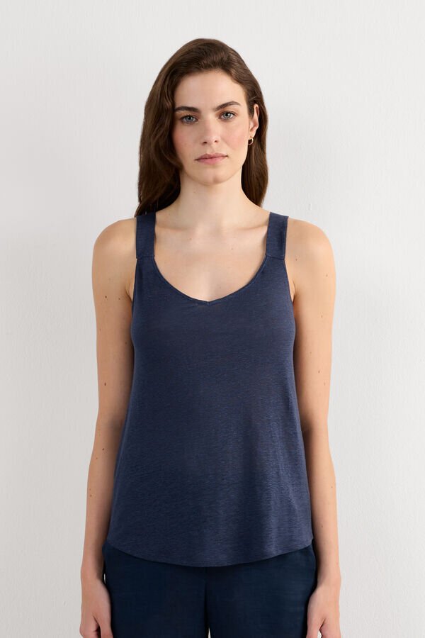 Das Pure Linen Tank Top aus Leinen Das Pure Linen Tank Top aus Leinen