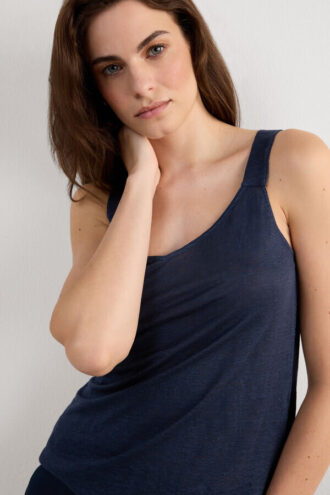 Das Pure Linen Tank Top aus Leinen