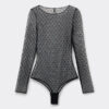 Flirt Fearlessly Langarm-Lace Bodysuit