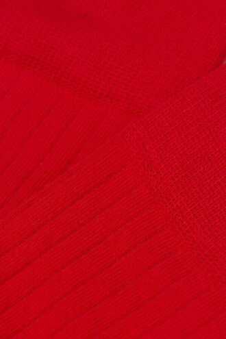 Gerippte kurze Socken aus weicher Baumwolle