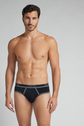Herren-Slip aus hochwertiger Baumwolle mit Logo