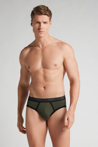 Herren-Slip aus hochwertiger Baumwolle mit Logo