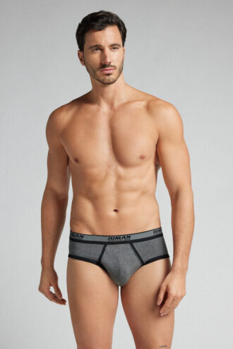 Herren-Slip aus hochwertiger Baumwolle mit Logo