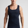 Hochwertiges Baumwoll-Tanktop mit Rippstrick Hochwertiges Baumwoll-Tanktop mit Rippstrick