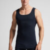 Hochwertiges Baumwoll-Tanktop mit Rippstrick Hochwertiges Baumwoll-Tanktop mit Rippstrick