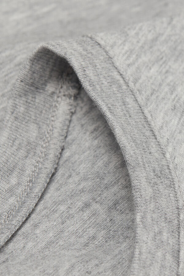 Kurzarm-Oberteil aus Stretch-Baumwolle Kurzarm-Oberteil aus Stretch-Baumwolle