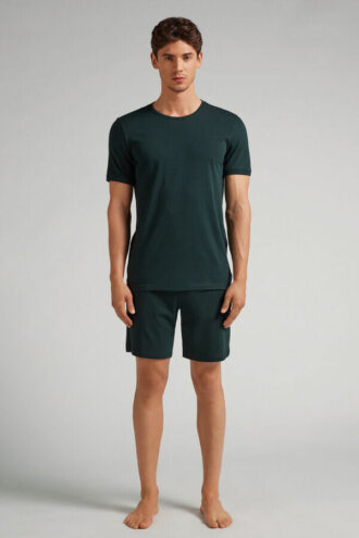 Kurze Pyjamas aus hochwertiger Baumwolle