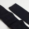 Lange gerippte Socken aus Kaschmir und Wolle