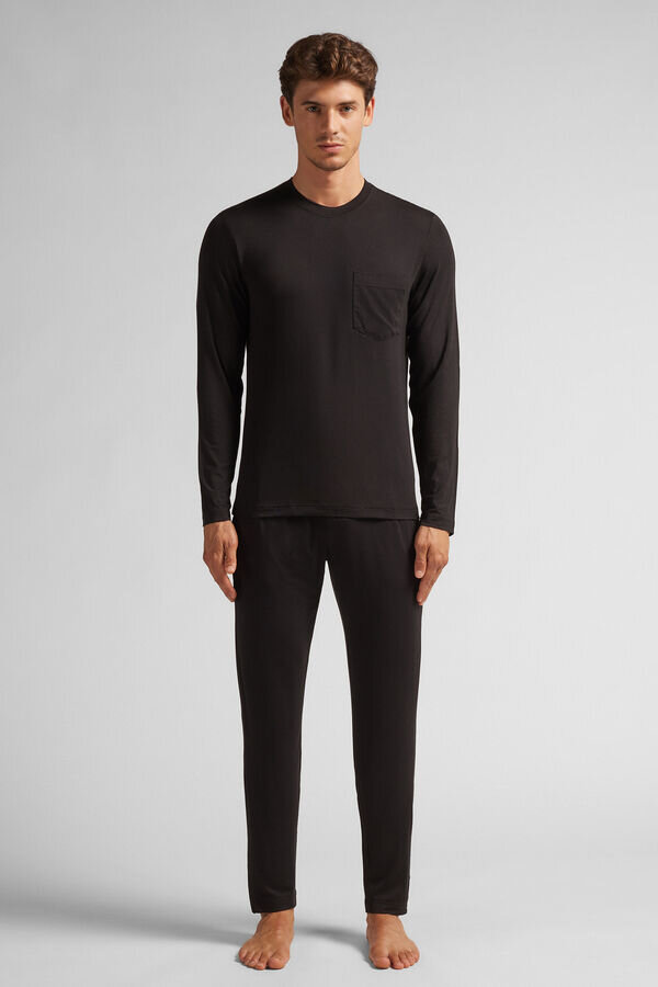 Lange Pyjamas aus Micromodal Lange Pyjamas aus Micromodal