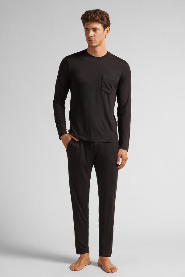 Lange Pyjamas aus Micromodal Lange Pyjamas aus Micromodal