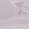 Lange Pyjamas mit Spitzenbesatz und Knöpfen aus Modal Lange Pyjamas mit Spitzenbesatz und Knöpfen aus Modal
