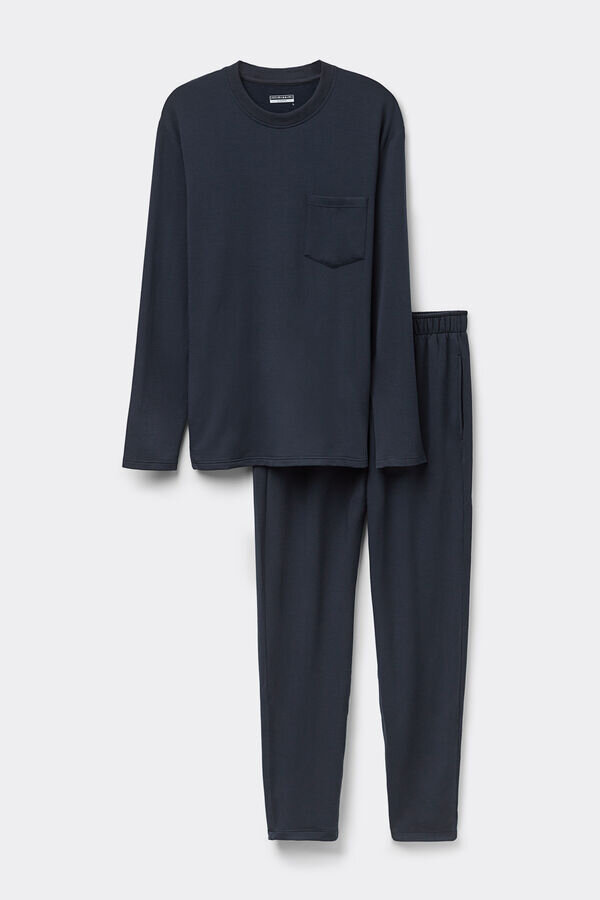 Langer Pyjama aus weichem Modal Langer Pyjama aus weichem Modal