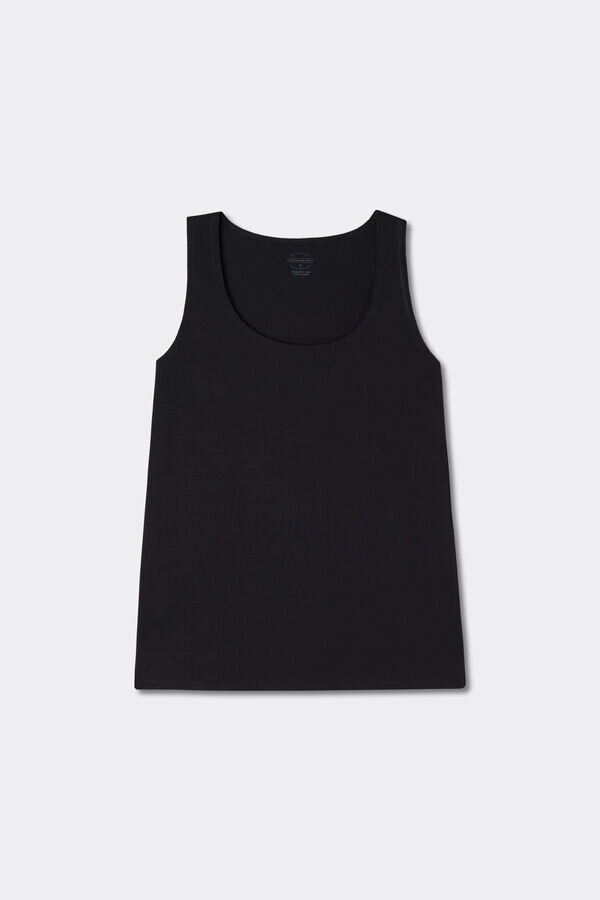 Langes Tanktop aus Micromodal Langes Tanktop aus Micromodal