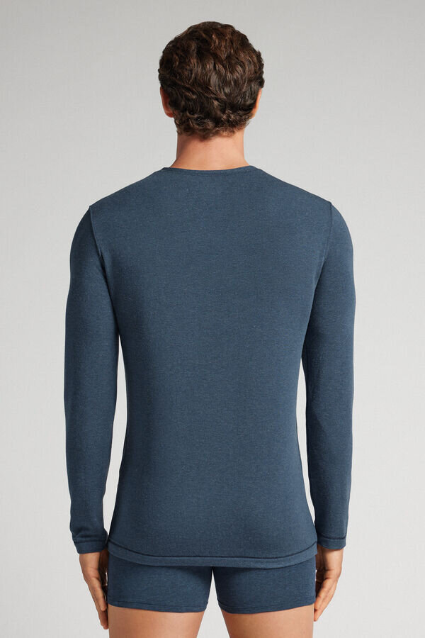 Langärmliges Oberteil aus Modal-Kaschmir Langärmliges Oberteil aus Modal-Kaschmir