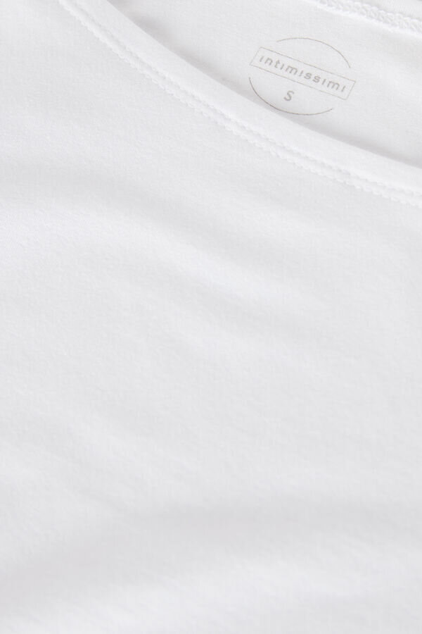 Langärmliges Top mit U-Boot-Ausschnitt aus Micromodal Langärmliges Top mit U-Boot-Ausschnitt aus Micromodal