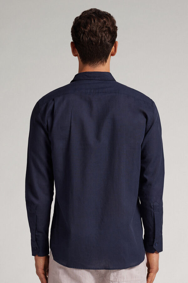 Leinen- und Baumwollhemd Leinen- und Baumwollhemd