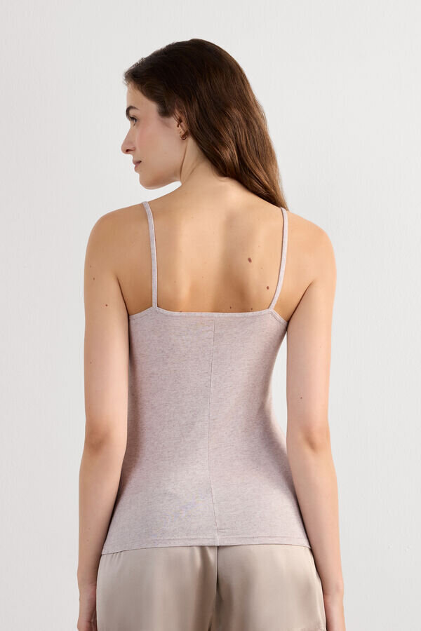 Modal Ultralight Cashmere Blend Top mit Spitze Modal Ultralight Cashmere Blend Top mit Spitze