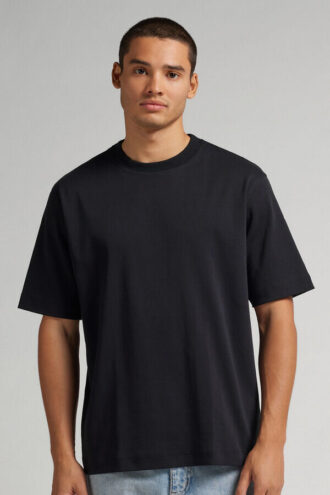 Oversized-T-Shirt aus Baumwoll-Interlock