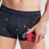 Plüschtier mit Vorhängeschloss-Herz Boxershorts aus hochwertiger Baumwolle