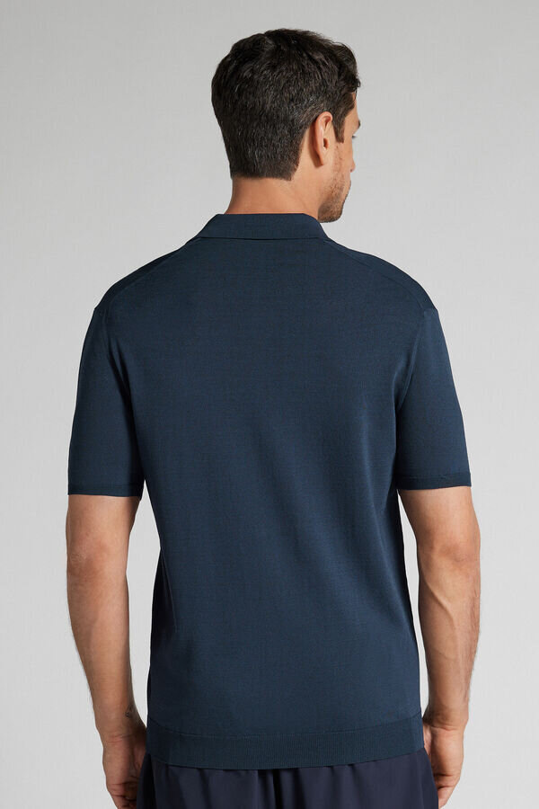 Polo aus Viskose und Nylon Polo aus Viskose und Nylon