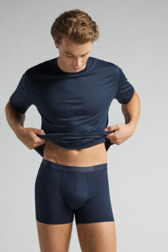 Premium-Boxershorts aus merzerisierter Baumwolle mit Logo