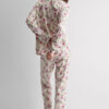 Pretty Flowers Printed Superior Cotton Full Length Pajamas