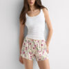 Seidenshorts mit Pretty Flowers-Print