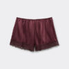 Seidenshorts mit Spitzenbesatz Seidenshorts mit Spitzenbesatz
