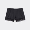 Seidenshorts mit Spitzenbesatz Seidenshorts mit Spitzenbesatz