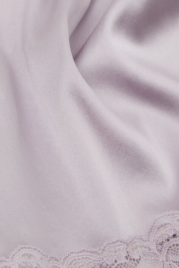 Seidenshorts mit Spitzenbesatz Seidenshorts mit Spitzenbesatz