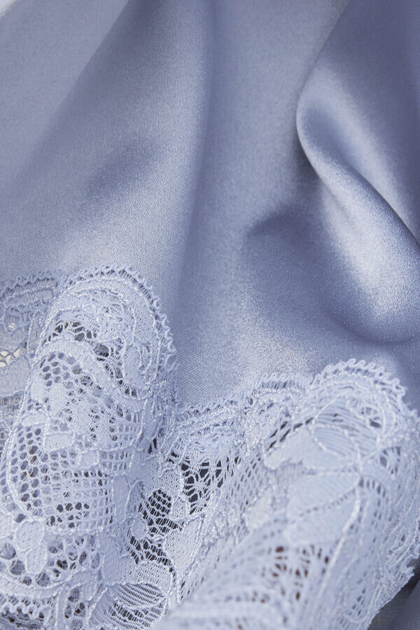 Seidenshorts mit Spitzenbesatz Seidenshorts mit Spitzenbesatz
