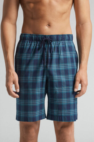 Shorts aus Stoff mit Karomuster