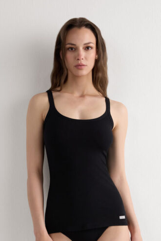 Spaghettiträger-Top aus Baumwolle