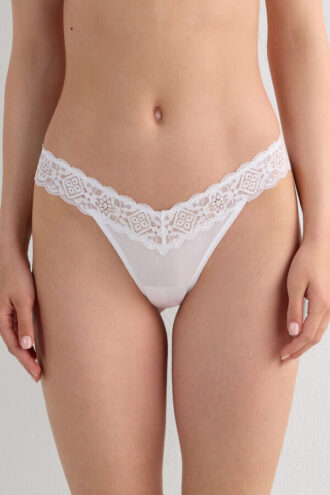 Spitze und Mikrofaser 80S Style Brazilian