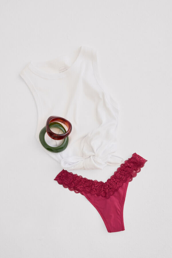 Spitze und Mikrofaser 80S Style Brazilian Spitze und Mikrofaser 80S Style Brazilian