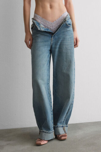 Spitze und Mikrofaser 80S Style Brazilian