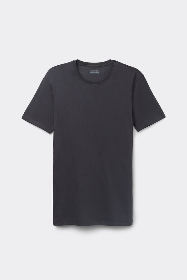 Stretch-T-Shirt aus hochwertiger Baumwolle Stretch-T-Shirt aus hochwertiger Baumwolle