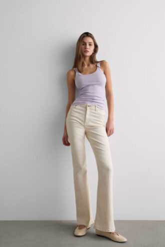 Tank-Top aus hochwertiger Baumwolle mit Racerback