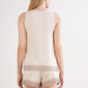 Tank-Top mit Spitzenbesatz Kurzer Pyjama aus Modal Tank-Top mit Spitzenbesatz Kurzer Pyjama aus Modal