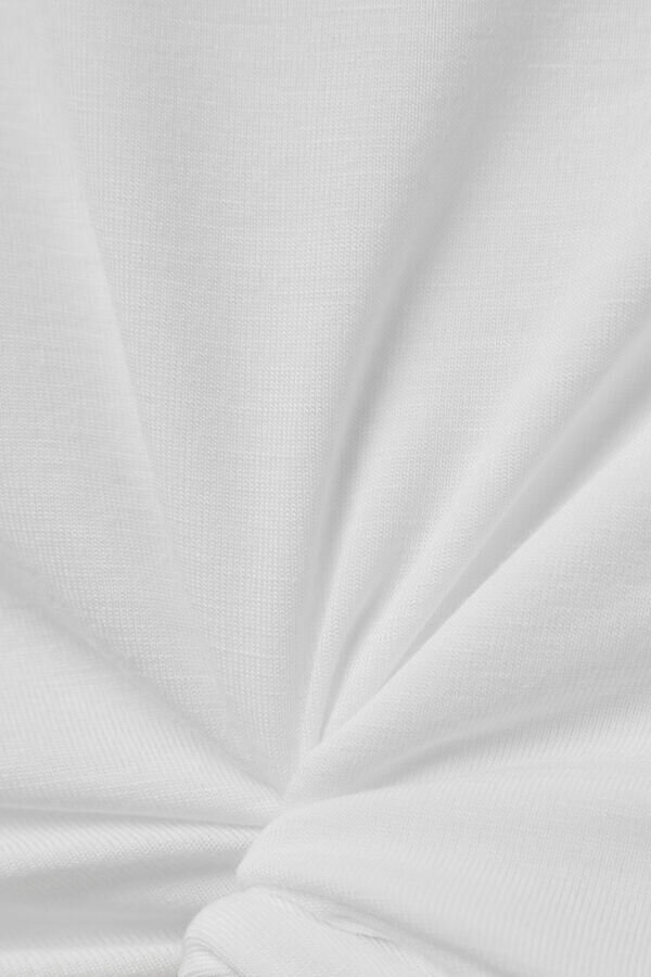 Top mit U-Boot-Ausschnitt aus frischem Bambus Top mit U-Boot-Ausschnitt aus frischem Bambus