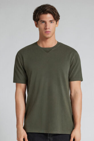 Washed Collection Piqué-T-Shirt